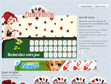 Tablet Screenshot of jeux-de-cartes.com